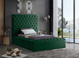 Bliss Contemporary Bed with Deep Tufting, Elegant Upholstery, and Versatile Storage Solutions