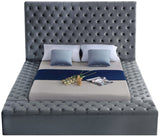 Bliss Contemporary Bed with Deep Tufting, Elegant Upholstery, and Versatile Storage Solutions