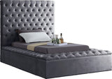 Bliss Contemporary Bed with Deep Tufting, Elegant Upholstery, and Versatile Storage Solutions
