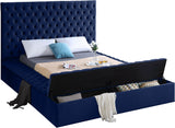 Bliss Contemporary Bed with Deep Tufting, Elegant Upholstery, and Versatile Storage Solutions