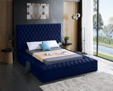Bliss Contemporary Bed with Deep Tufting, Elegant Upholstery, and Versatile Storage Solutions