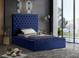 Bliss Contemporary Bed with Deep Tufting, Elegant Upholstery, and Versatile Storage Solutions