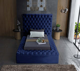 Bliss Contemporary Bed with Deep Tufting, Elegant Upholstery, and Versatile Storage Solutions