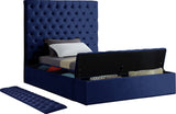 Bliss Contemporary Bed with Deep Tufting, Elegant Upholstery, and Versatile Storage Solutions