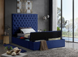 Bliss Contemporary Bed with Deep Tufting, Elegant Upholstery, and Versatile Storage Solutions
