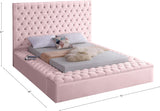 Bliss Contemporary Bed with Deep Tufting, Elegant Upholstery, and Versatile Storage Solutions