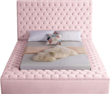 Bliss Contemporary Bed with Deep Tufting, Elegant Upholstery, and Versatile Storage Solutions