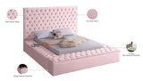Bliss Contemporary Bed with Deep Tufting, Elegant Upholstery, and Versatile Storage Solutions