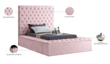Bliss Contemporary Bed with Deep Tufting, Elegant Upholstery, and Versatile Storage Solutions