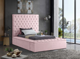 Bliss Contemporary Bed with Deep Tufting, Elegant Upholstery, and Versatile Storage Solutions