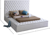 Bliss Contemporary Bed with Deep Tufting, Elegant Upholstery, and Versatile Storage Solutions