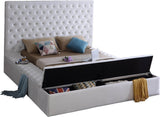 Bliss Contemporary Bed with Deep Tufting, Elegant Upholstery, and Versatile Storage Solutions