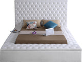 Bliss Contemporary Bed with Deep Tufting, Elegant Upholstery, and Versatile Storage Solutions