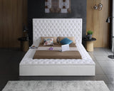 Bliss Contemporary Bed with Deep Tufting, Elegant Upholstery, and Versatile Storage Solutions