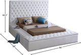 Bliss Contemporary Bed with Deep Tufting, Elegant Upholstery, and Versatile Storage Solutions