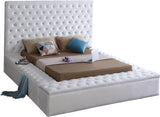 Bliss Contemporary Bed with Deep Tufting, Elegant Upholstery, and Versatile Storage Solutions