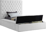 Bliss Contemporary Bed with Deep Tufting, Elegant Upholstery, and Versatile Storage Solutions