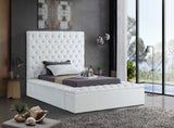 Bliss Contemporary Bed with Deep Tufting, Elegant Upholstery, and Versatile Storage Solutions