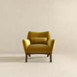 Brayden Lounge Chair (Gold - Velvet)
