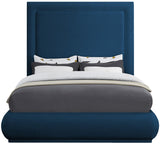 Brooke Elegant Mid Century Modern Upholstered Bed with High Headboard for Luxurious Sleep Experience