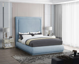 Brooke Elegant Mid Century Modern Upholstered Bed with High Headboard for Luxurious Sleep Experience