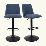 Bruno Upholstered Swivel Bar Stool (Set of 2)