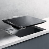 CIARRA 60cm Induction Cooker Built-in Induction Hob: Precision Cooking with 4-Zone Flexibility & Energy-Saving Performance CABBIH4-E
