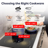 CIARRA 30 Inch Built-in Induction Cooktop 4 Burners 8200W with Booster CABIH304B-OW