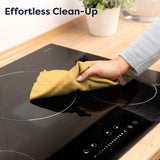 CIARRA 30 Inch Built-in Induction Cooktop 4 Burners 8200W with Booster CABIH304B-OW