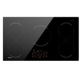 CIARRA 36 Inch Built-in Induction Cooktop 5 Burners 3700W with Booster Flexzone CABIH365BFF-OW