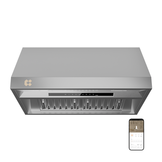 CIARRA Professional 304 Stainless Steel 36 inch Under Cabinet Range Hood Insert with 4-Speed Levels and Smart Control  | CAS36928A-OW