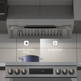 CIARRA Professional 304 Stainless Steel 36 inch Under Cabinet Range Hood Insert with 4-Speed Levels and Smart Control  | CAS36928A-OW