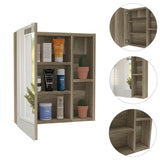 TUHOME Labelle 2-Piece Bathroom Set with Tall Cabinet and Multi-Shelf Organizer, Modern Space-Saving Bathroom Storage for Towels, Toiletries and Essentials, 67.79"H x 14.37"W x 16.04"D, Pine/Light Oak