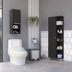 Concord 2 Piece Bathroom Set, Black Wengue Finish