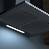 CIARRA 60cm Wall Mount Cooker Hood in Black CBCB6201-B
