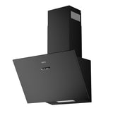 Pre-Order | Ciarra 60cm Inclined Angled Cooker Hood Recirculation or Extraction Modes Stainless Steel Design in Black CBCB6762A-OW