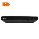 CIARRA 60cm Slim Cooker Hood in Black Under Cabinet CBCB6903A-B
