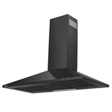 CIARRA 90cm Wall Mounted Cooker Hood in Black CBCB9201-B