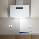 CIARRA 60cm Smart Glass Angled Cooker Hood CBCW6736K-OW