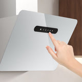CIARRA 60cm Smart Glass Angled Cooker Hood CBCW6736K-OW