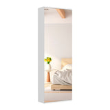 TUHOME Carmy 2-Piece Bedroom Set with Nightstand and Storage Cabinet, Modern Compact Furniture for Bedroom Organization, 54.3"H x 18.5"W x 8.1"D, White/Pine
