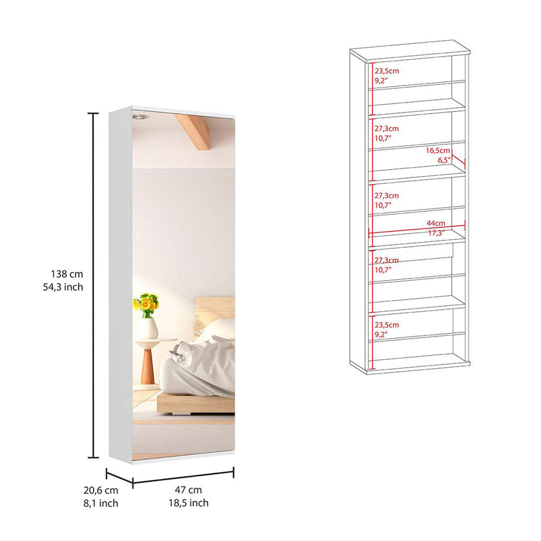 Carmy 2 Piece Bedroom Set, White / Pine Finish