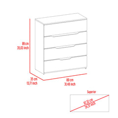 Raines 2 Piece Bedroom Set, London Armoire + Aralia Drawer Dresser, Black / Light Oak