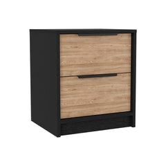 Montgomery 3 Piece Bedroom Set, Black Wengue/ Pine Finish