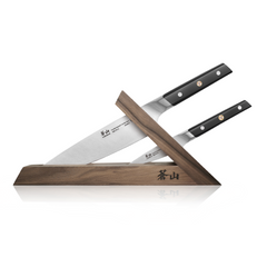 TC Series 3-Piece Knife Block Set, Walnut, Forged Swedish 14C28N Steel, 1021202