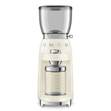 Conical Burr Coffee Grinder - Retro-Style Cream
