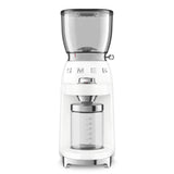 Conical Burr Coffee Grinder - Retro-Style White