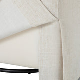 Stanley Glider Slipcovered Swivel Chair with Slope Arm(Optional Types)