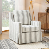 Stanley Glider Slipcovered Swivel Chair with Slope Arm(Optional Types)