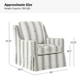 Stanley Glider Slipcovered Swivel Chair with Slope Arm(Optional Types)